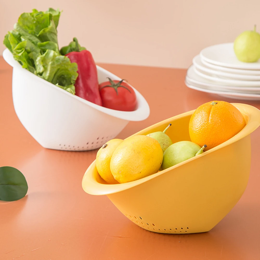 Пластик риса фильтр для мытья бобов гороха Еда овощи фрукты сливная корзина сито