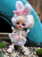 dream fairy 18 bjd doll cute animal dress up little stag 16cm ball jointed doll makeup diy toy pocket doll for girls