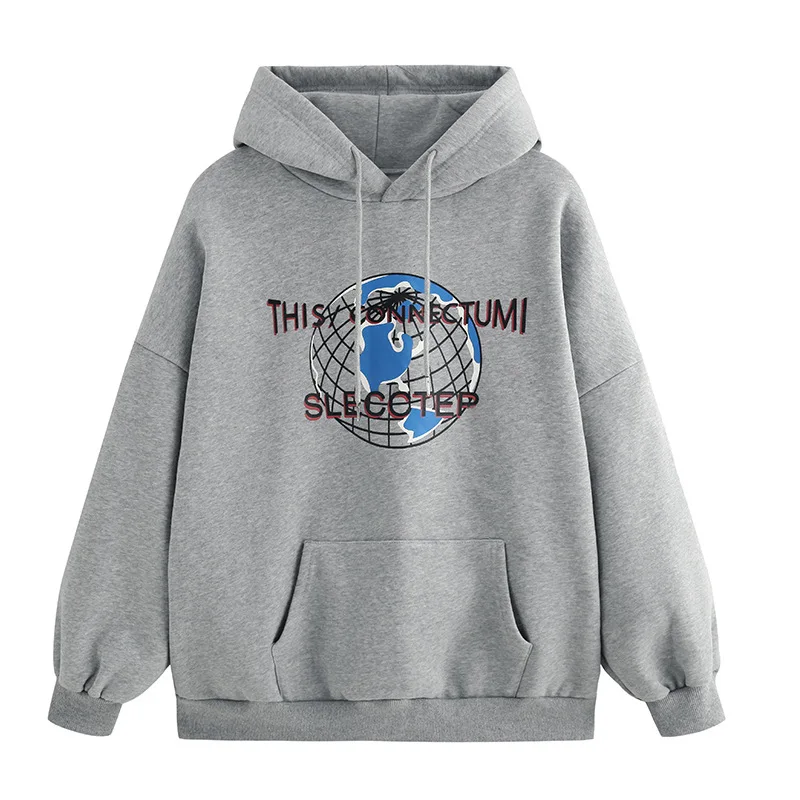 

Oversized Hoodies Women Korean Style Clothes Women Hoody Sweatshirts Woman Streetwear Casual Loose Plus Size Pullover Tops Femme