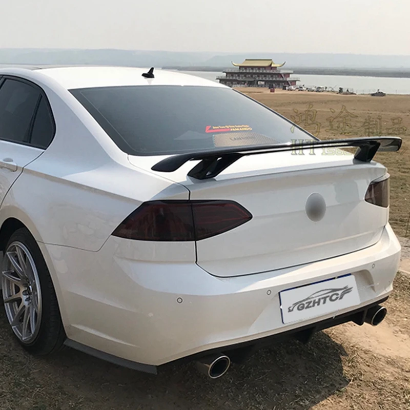 Универсальный стильный задний спойлер из углеродного волокна для Audi A3 S3 A4 A5 A6 A7