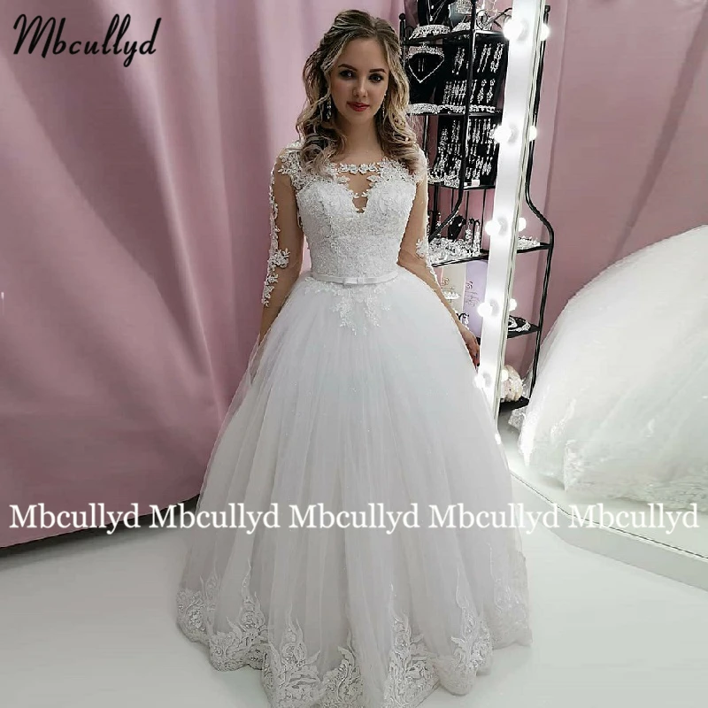 

Новинка кружевное платье для невесты роскошные свадебные платья принцессы с длинным рукавом 2023 Свадебные платья платье свадебное платье