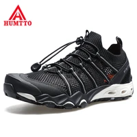 humtto new summer hiking shoes for men outdoor trekking sneakers climbing sport walking mens water shoes breathablebeach sandals