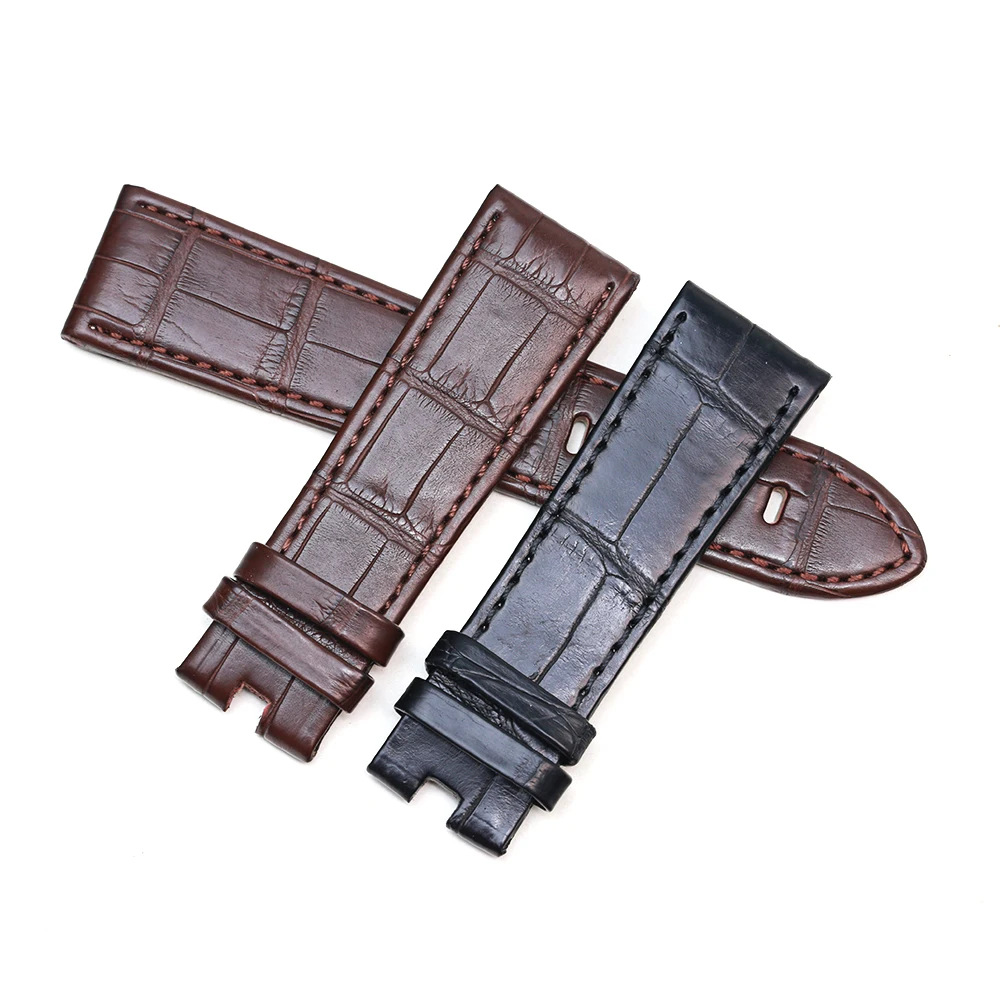 SAUPPO подходит для Montblanc Timewalker U0101550/U0101548 наручные часы из крокодиловой кожи полоса