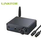 LiNKFOR Bluetooth-совместимый приемник V5.0 192 кГц DAC цифро-аналоговый преобразователь с усилителем для наушников DAC Audio
