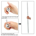 Удлинители для самообороны, креативный реквизит, портативная телескопическая палка из нержавеющей стали карманная удочка для боевых искусств, выступлений