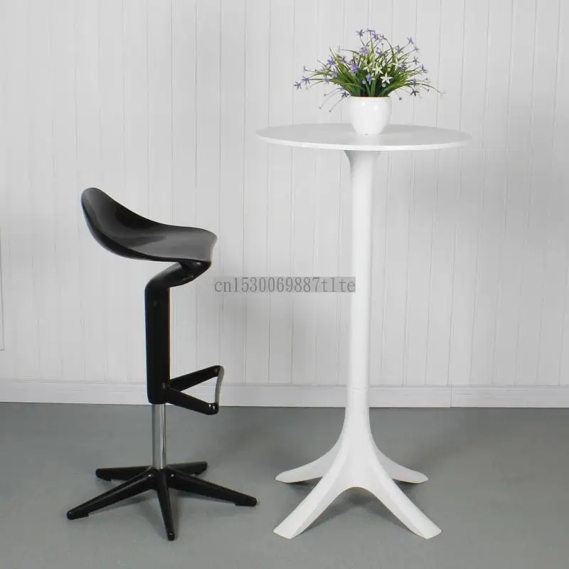 Скандинавский барный стул ложка креативный вращающийся простой для переднего