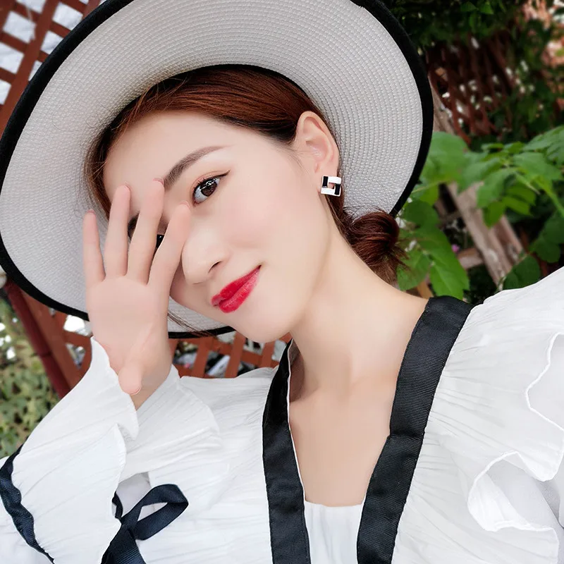 Бесплатная доставка Оптовая продажа сплав Дикие ретро черно белые ажурные