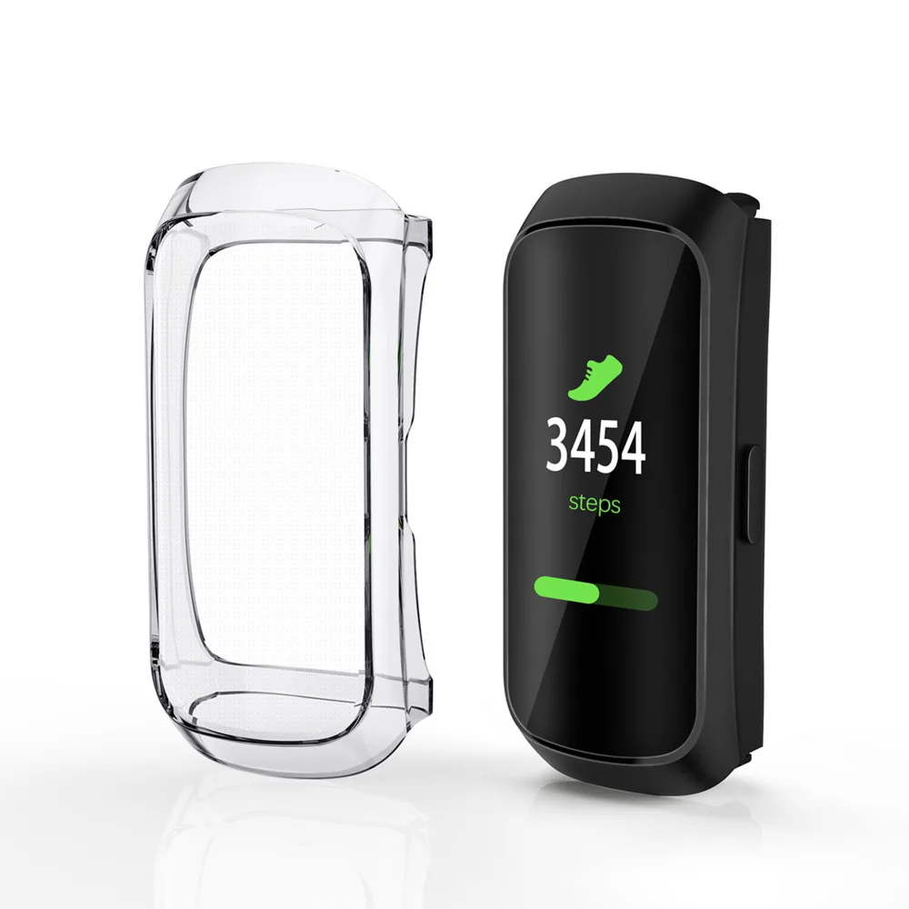 

Plating TPU Full Protective Case For Samsung Galaxy Fit Watch Accessories Soft TPU Replacement Full Screen Protector Cover