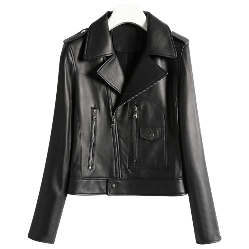 Tcyeek Мода Chaqueta Mujer зима осень куртка из натуральной кожи женская корейская уличная куртка из натуральной кожи женская D009