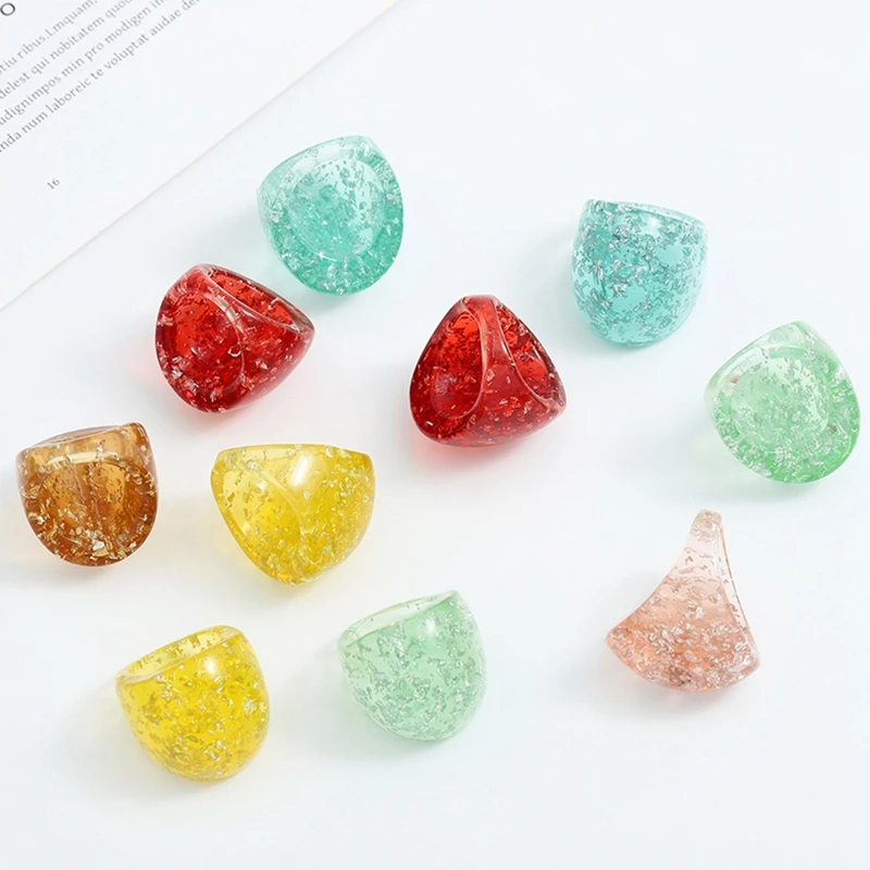 

2021 Plastic Ring Statement Vintage All Match Wide Finger Ring Resin Ring Party Ring For Women Fashion Jewelry COSYOO
