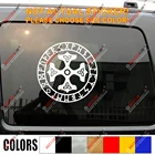 Виниловая наклейка для автомобиля, тройной Рог Одина рунный круг, с узелком, РУНИЧЕСКАЯ норвежский викинг