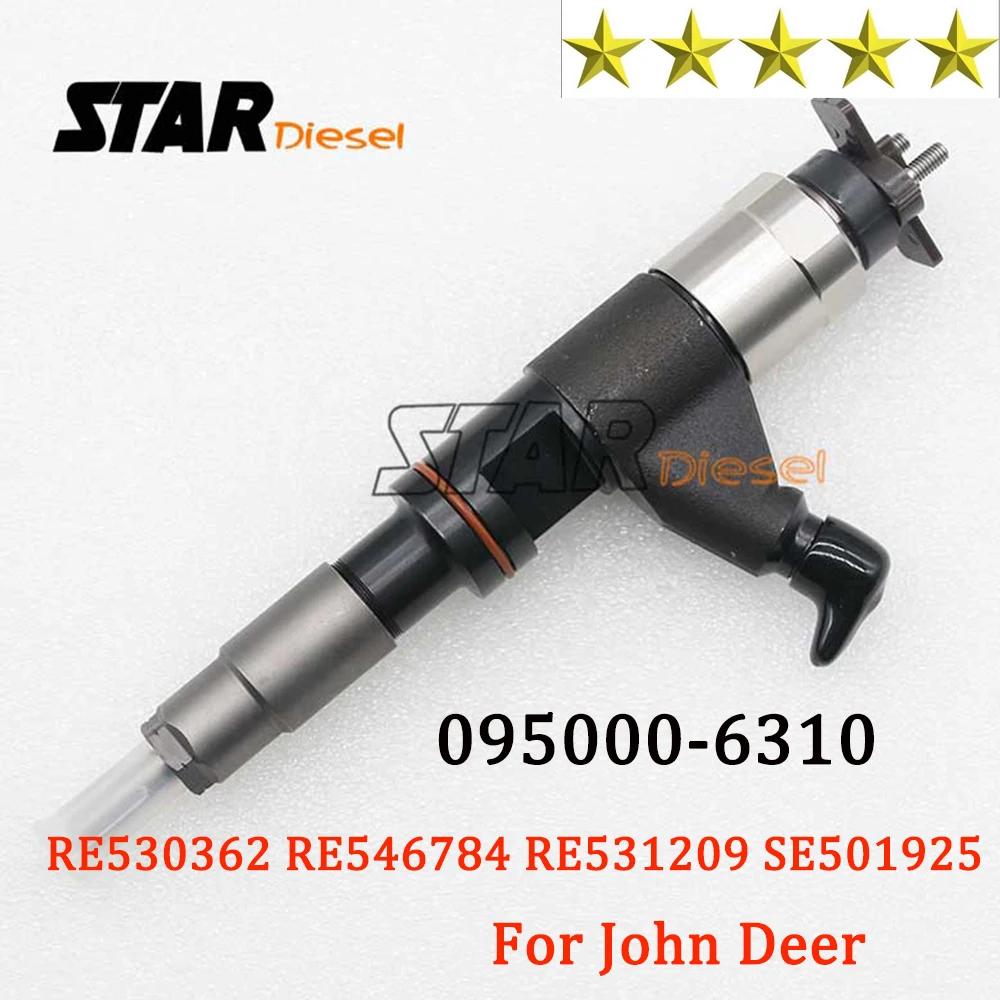 

STAR 095000-6310 Diesel Injector RE530362 RE546784 RE531209 SE501925 Common Rail Injection 095000-6311 095000-6312 for John Deer