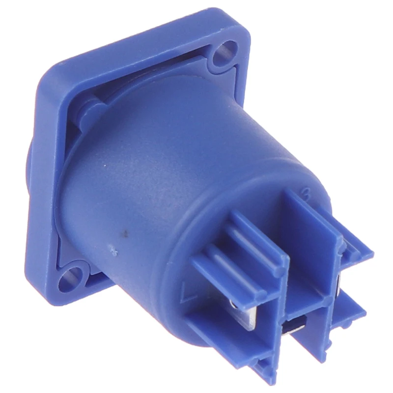 1 шт. светодиодный синий Шасси Разъем 3 шпильки вход плоская вкладка терминалы