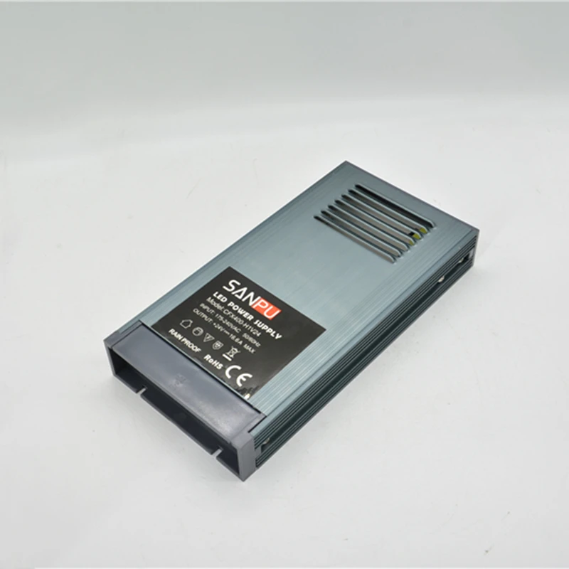 

Водонепроницаемый блок питания 24 В, 400 Вт, IP63, для наружного использования, без вентилятора, постоянное напряжение 24 В постоянного тока, свет...