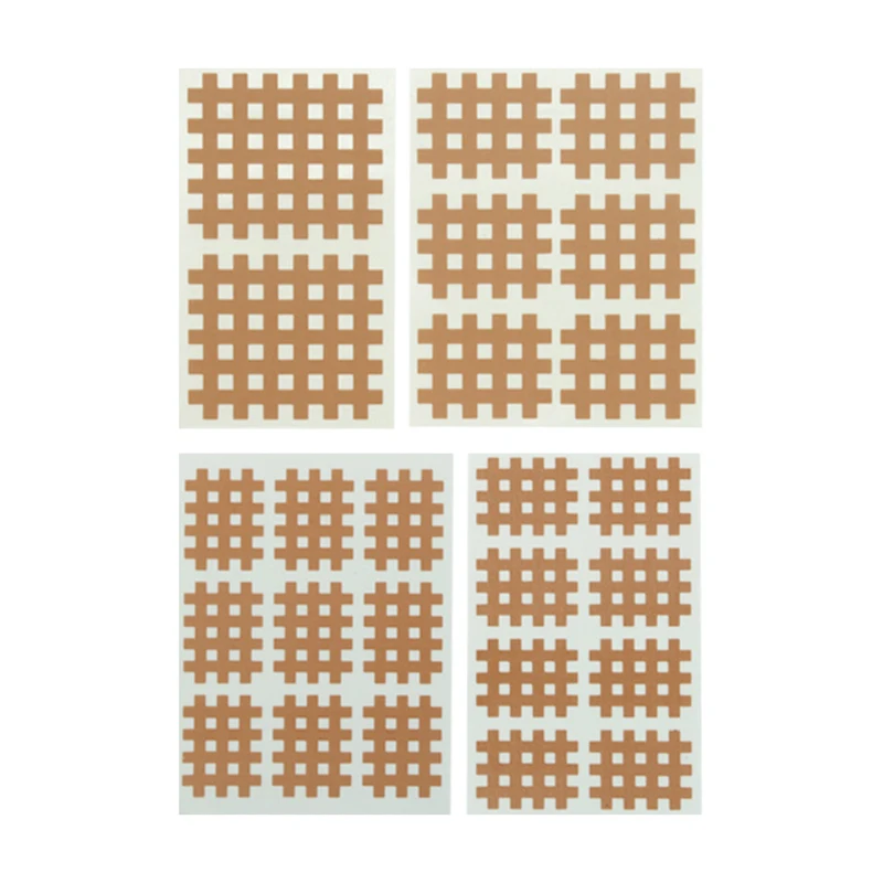 10 шт./пакет спортивные мышцы ленты эластичные дышащие спираль крест