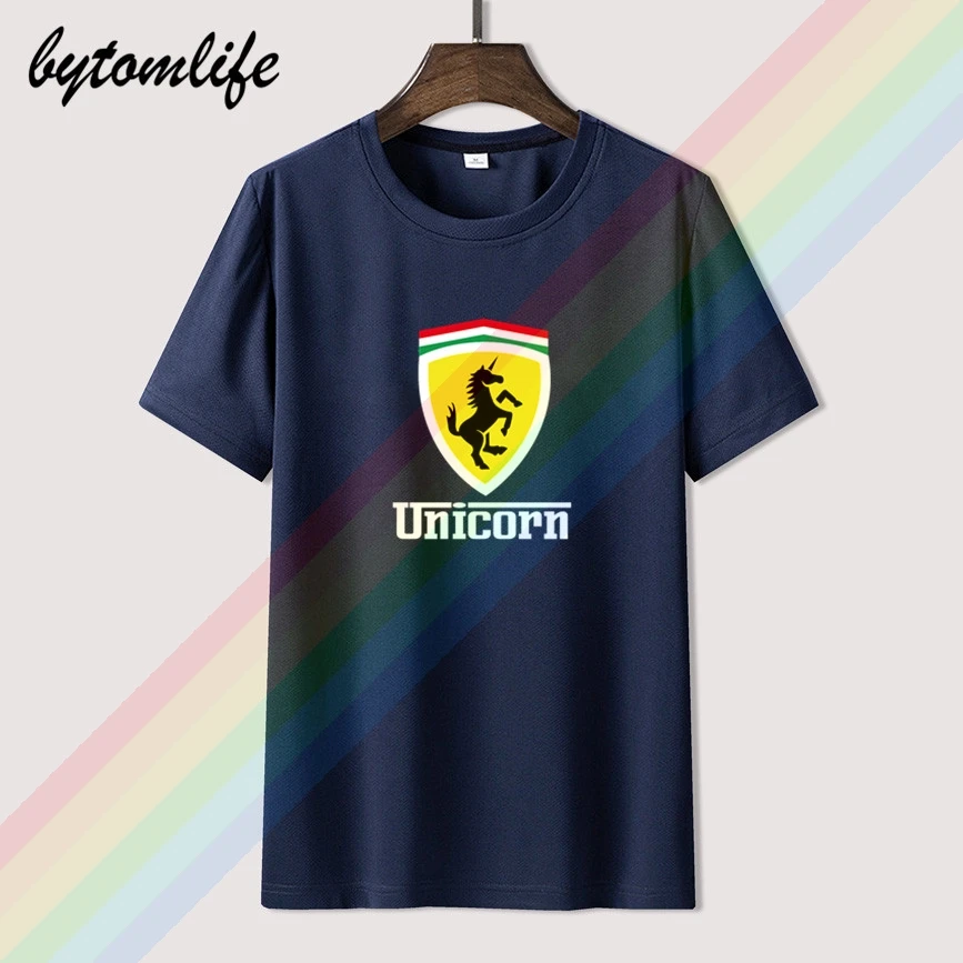 Новинка 2021 модная футболка FERRARI для мужчин лимитированный выпуск Мужская черная