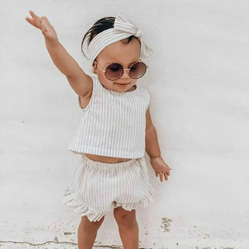 3 шт./комплект детский летний топ и шорты | Мать ребенок