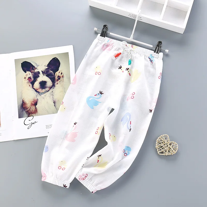 

Summer Clothes for Children Boy Trousers Pants with Elastic Band Home Track Toddler Sweatpants Kids Baby Girl Tracksuit Clothing