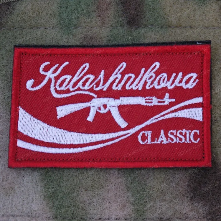 Фото Ak47 AK 47 Kalashnikova Krinkov Классическая нашивка I LOVE ak GUN оружие Калашникова русский Тактический спецназ нашивка, значок, аппликация №5