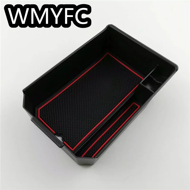 

Armrest Storage Box Central Console Organizer Tray Arm Rest Storage Box For Toyota RAV4 2013 -2018
