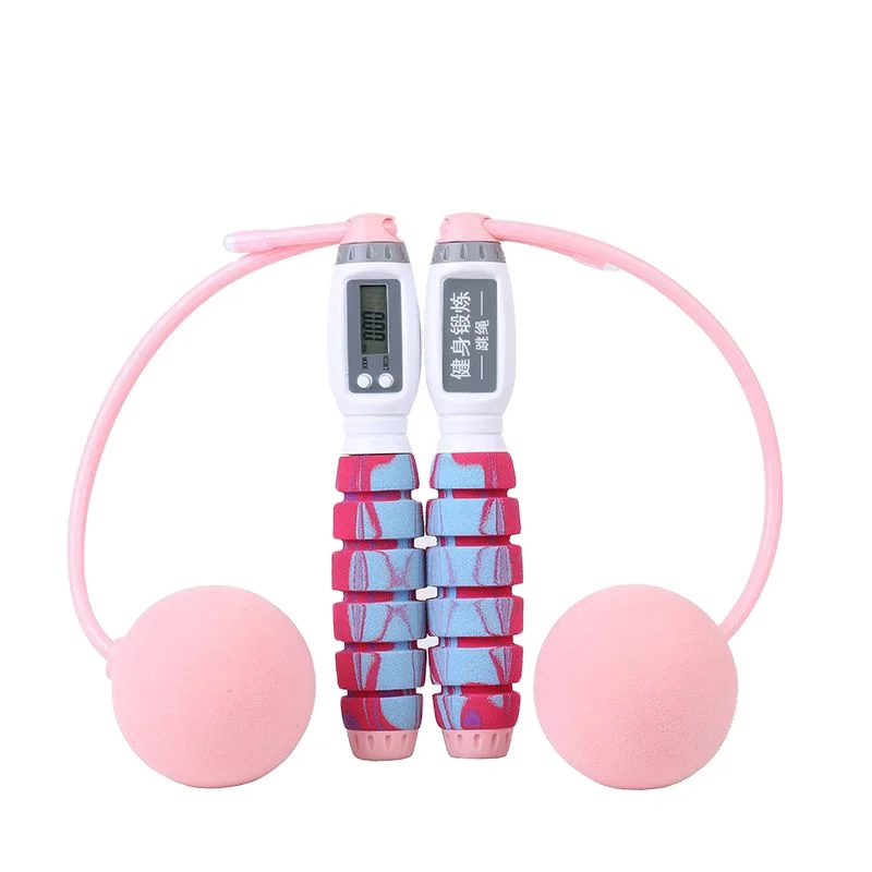 

Outdoor Fitness Smart Jump Rope Calorie Counter Weighted Bearing Adjustable Speed Long Handle Skipping Rope