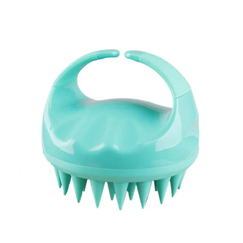 

Silicone Bristle Hair Scalp Massager Shampoo Brush Wet Dry Manual Head Massage Comb Scrubber Exfoliate Remove Dandruff