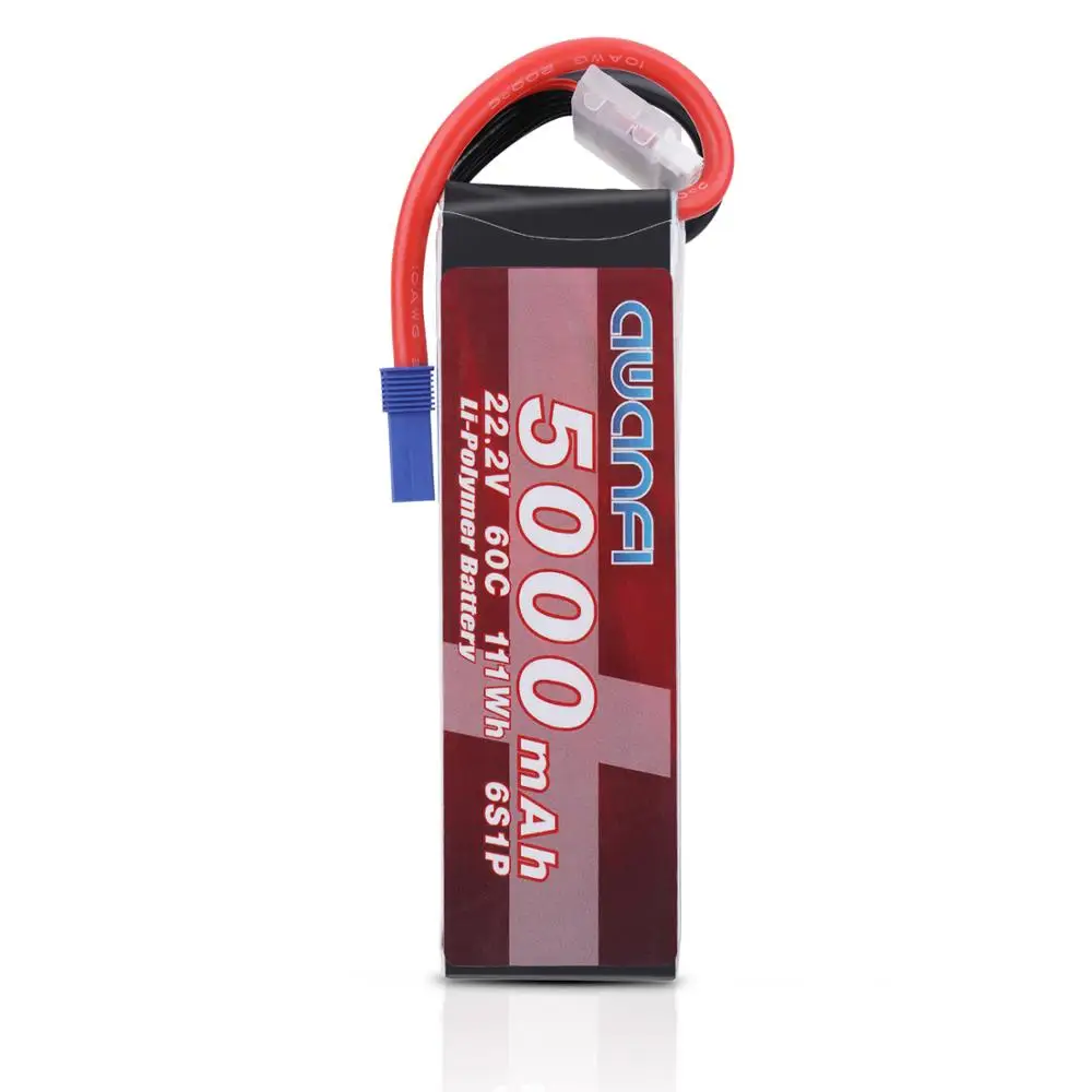 5000 мАч аккумулятор с ру 22 2 V 60C 6S Lipo разъемом EC5 для радиоуправляемого самолета