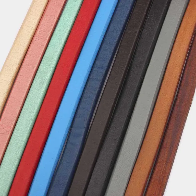 1 м верблюжья лакричный кожаный шнур из натуральной бычьей кожи 10x6 мм коричневый