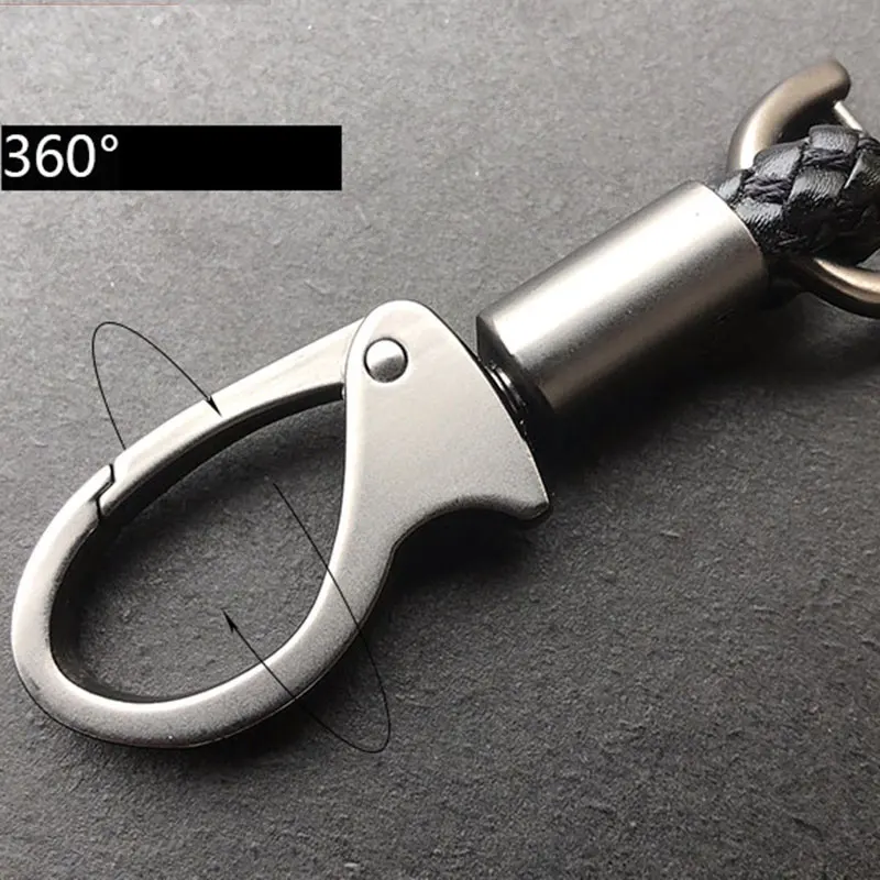 Автомобильный брелок для ключей ручное плетение пряжка подковы Подарочный