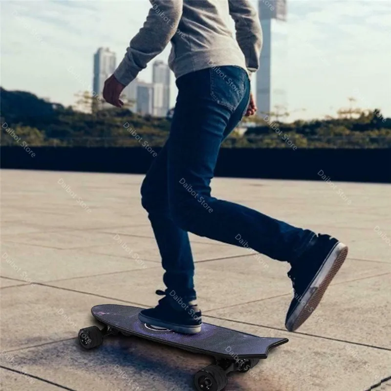 Мини четырехколесный электрический скутер 350 Вт 4 колеса скейтборд с Bluetooth