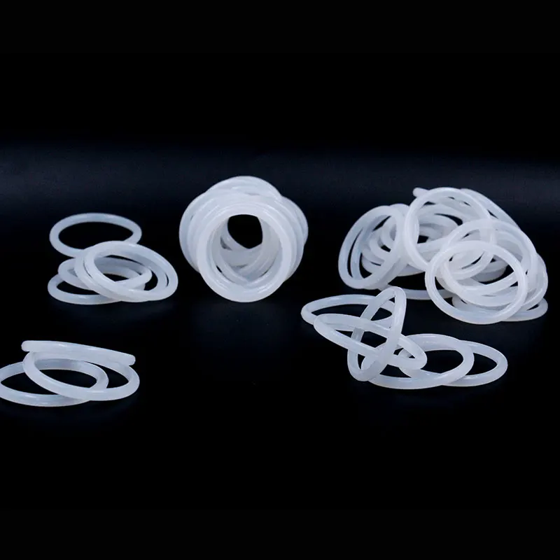 Белое Силиконовое кольцо силиконовое/VMQ уплотнительное 5 7 мм OD55/60/65/70/75/80/85/90/95/100