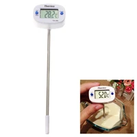 promotion rotatable digital food thermometer bbq meat chocolate oven milk water oil cooking kitchen thermometer electronic prob