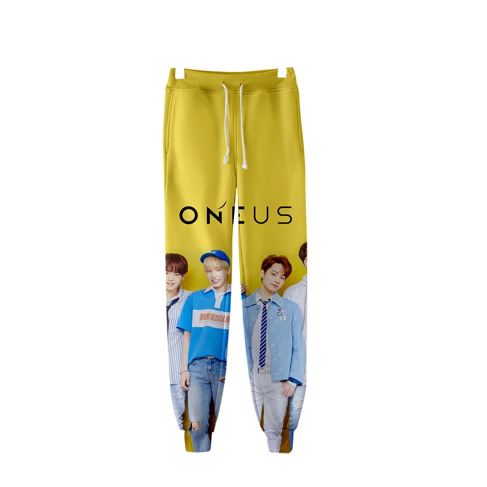 

ONEUS 3D Printed Kpop Jogger Pants Women/Men Fashion Streetwear Sweatpants 2021 Hot Sale Casual Long Pants