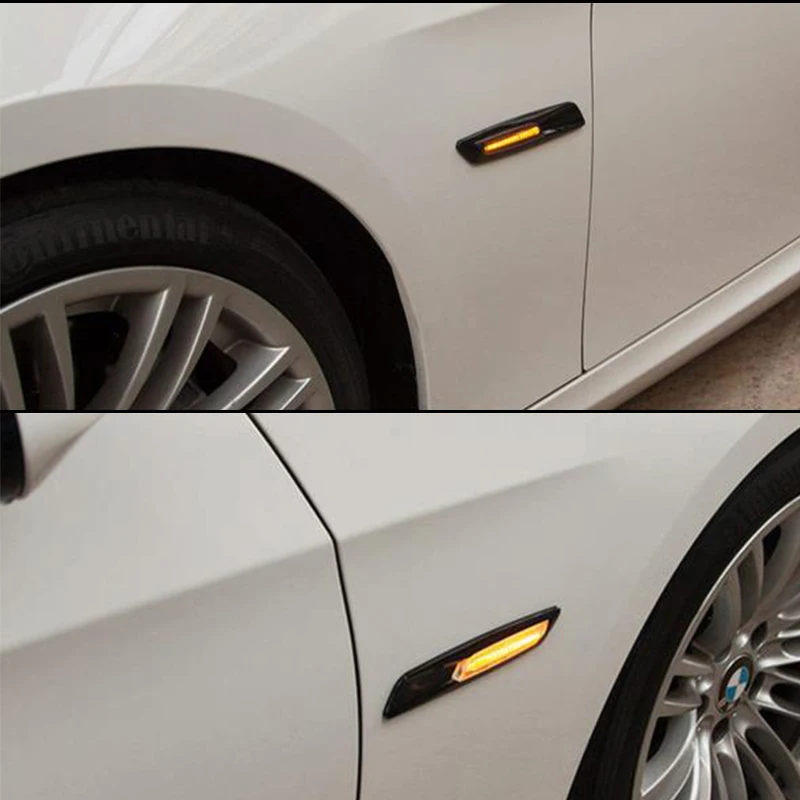 Автомобильные габаритные огни iJDM для BMW 1 3 5 серии F30/E90/E91/E92/E93/E46 E60/E61 желтые