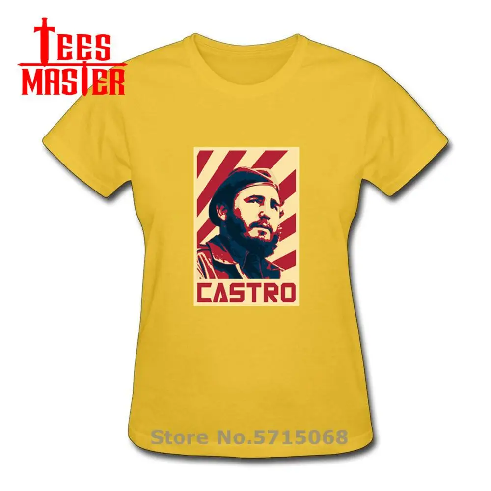 Новая женская футболка с кубинской фиделей Кастро 2020 Трикотажные изделия