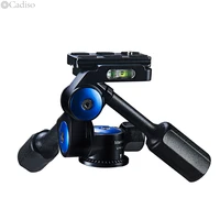 cadiso vh 60 two handle hydraulic damping 3d three dimensional tripod head pan 360 degree rotation for canon nikon dslr camera