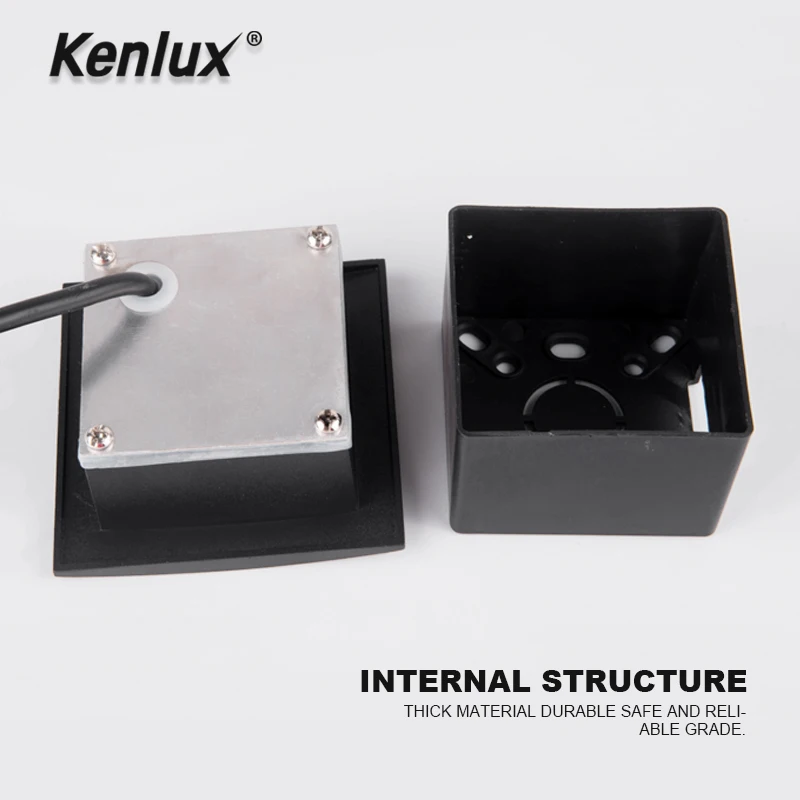 Светодиодный светильник для лестницы Kenlux s 3 Вт 58*58 мм/5 86*86 мм|Уличные настенные