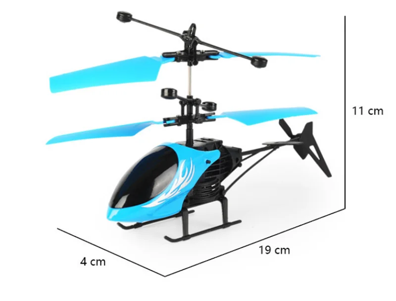 Маленький управляемый Радиоуправляемый вертолет 2 5 Дрон Летающий летательный