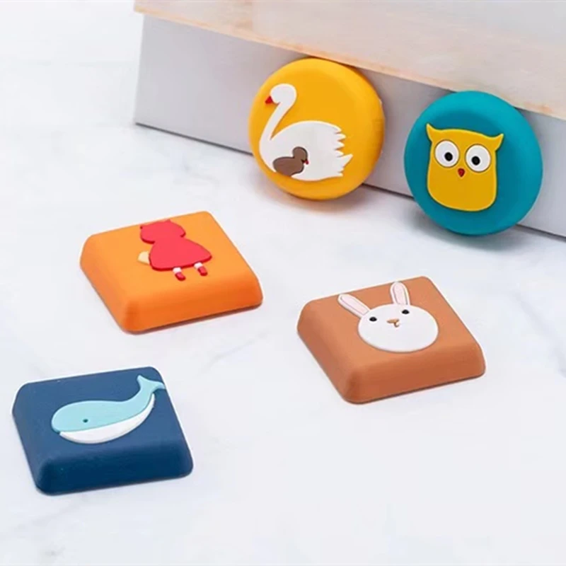 1/3/5 шт милый мультяшный замок защитный коврик для двери Противоударная накладка