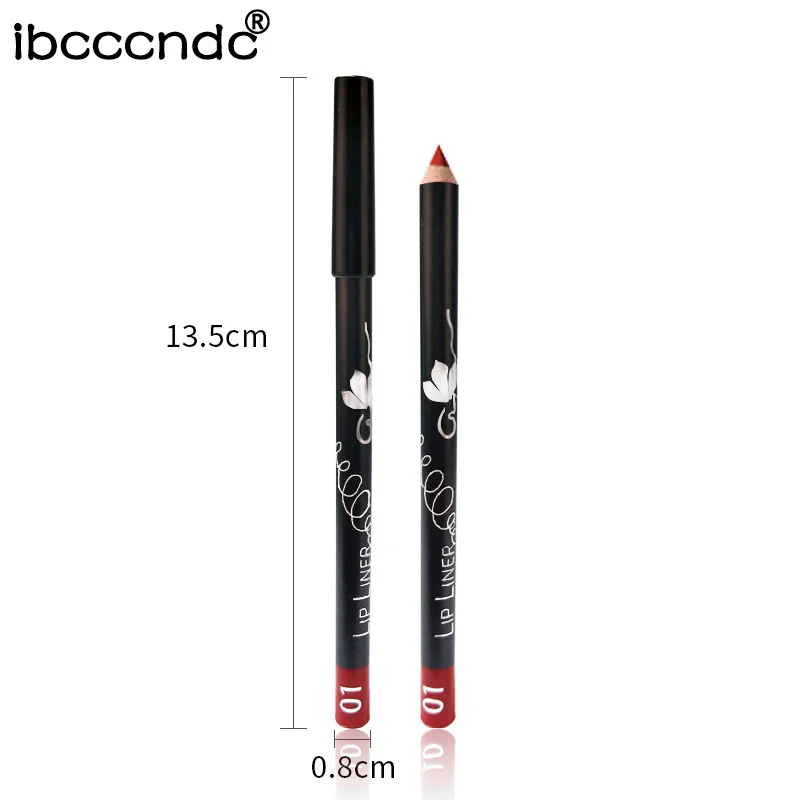 Матовая подводка для губ стойкая водостойкая легко носить телесная помада ручка