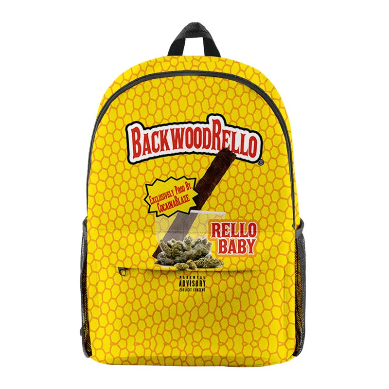 

BACKWOODS CIGARS Boys Girls School Bag Backpack 3D Printed Unisex Women Men Cosply Travel Laptop Waterproof Backpacks Mochilas