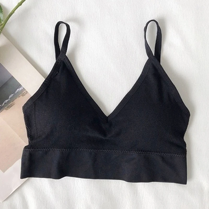 Elastic Gathering Bralette Push Up Bra Summer Anti-light Korean Style Wild Tube Top Sexy No Rims | Женская одежда