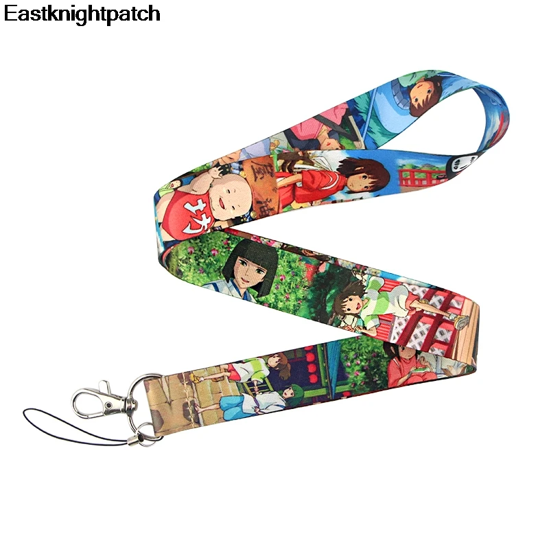 Забавный ремешок на шею с мультипликационным захватом ремешком для ключей