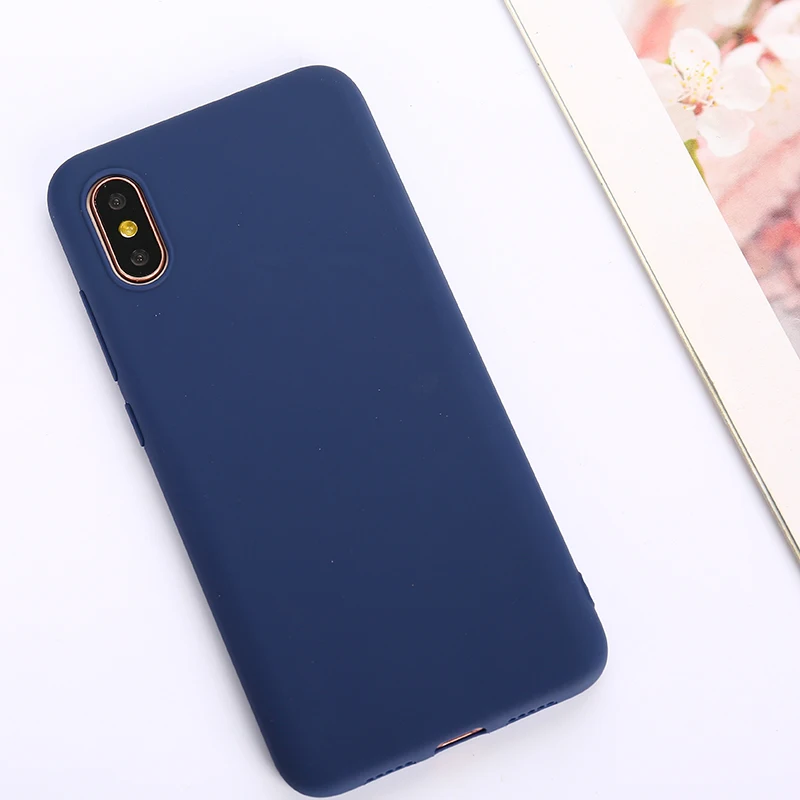 DBlue Мягкий силиконовый чехол для samsung Galaxy S10 S8 S9 Plus 5G S10e S6 S7 edge Note 5 9 8 10 плотный ТПУ матовый защитный чехол - Цвет: DBlue