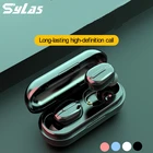 Беспроводные наушники Sylas TWS, Bluetooth 5,0, наушники с шумоподавлением, стерео бас, водонепроницаемые Hi-Fi беспроводные наушники, Спортивная гарнитура