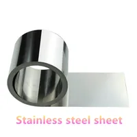 Stainless Steel 304 Strip 0.2 ~ 0.5mm Thickness Steel Sheet Thin Steel Plate Corrosion Resistance Customizable Specifications
