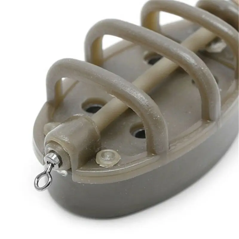 Набор грузилок для рыбалки с 4 формами и аксессуарами для накорма рыбы.