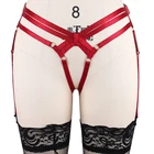 Пояс Pastel подвязка в готическом стиле, красные, сексуальные, для ног, бондаж, нижнее белье, чулки Jartiyer, сексуальные, с вырезами, подвязки, пояс