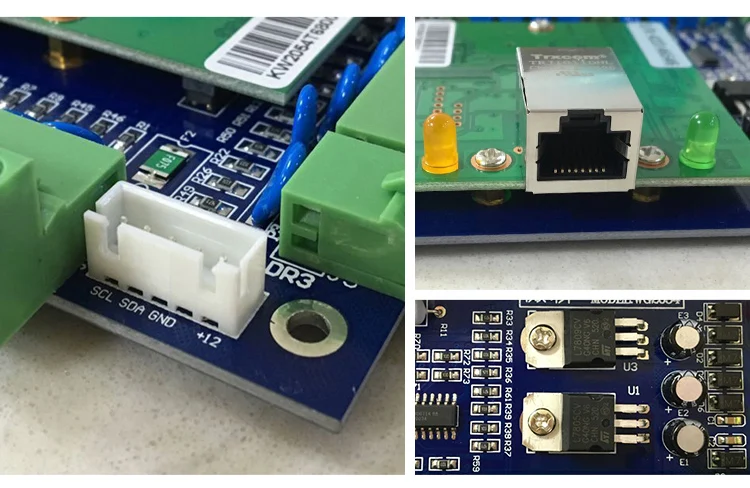 TCP/IP связь 4 входных ворот управления/RFID Четыре двери системы контроля доступа