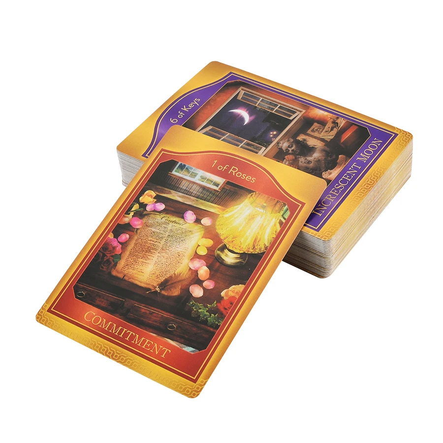 The Akashic Tarot A 62 карты колода и руководства Шэрон Анна клинлер Кристалл Духи оракул